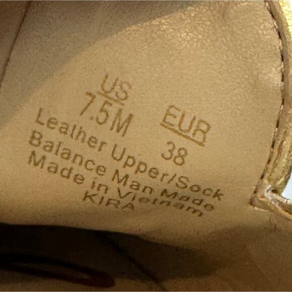 Sam Edelman Kira Mule Gold Metallic Size US 7.5 /  EU 38 NWOT . - Picture 6 of 6